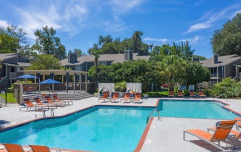 Sparkling Swimming Pool at The Avenues of West Ashley in Charleston, SC